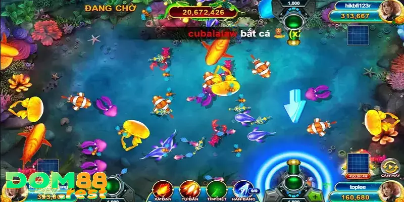 All Star Fishing sở hữu giao diện đặc sắc, thu hút