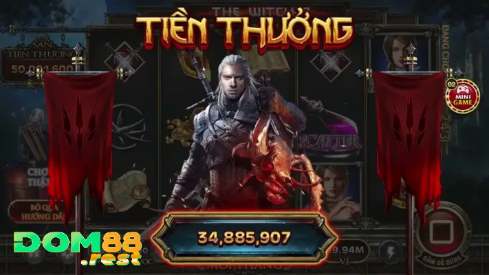 Top 4 loại vòng quay nổ hũ The Witcher